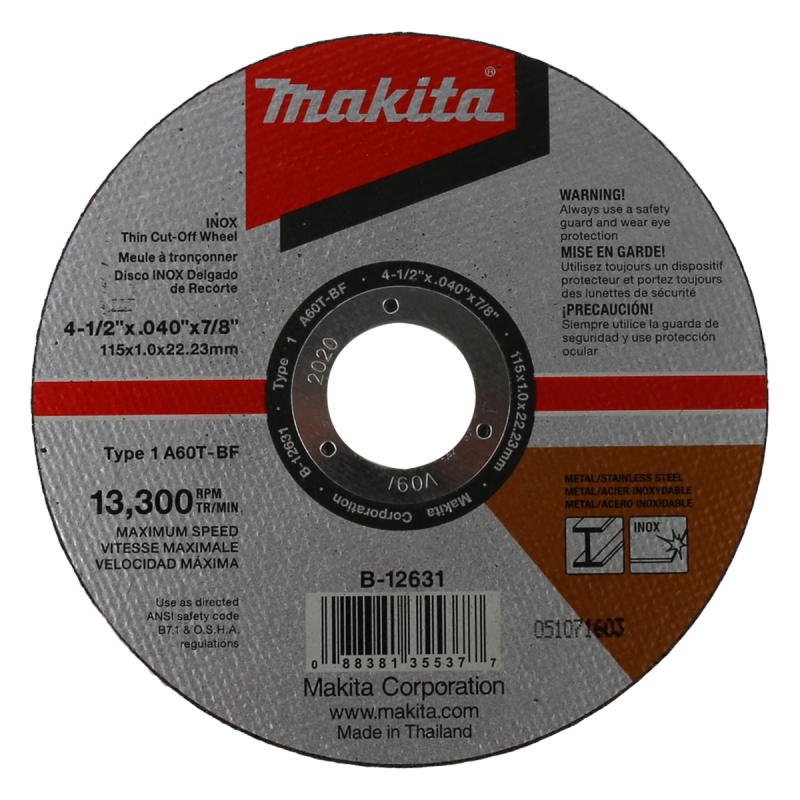 DISCO CORTE METAL MAKITA E 03034 4 1 2 Makita Store